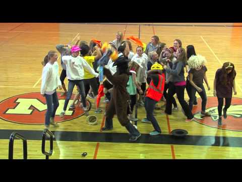 8th Grade Memorial Middle School Students do Harlem Shake