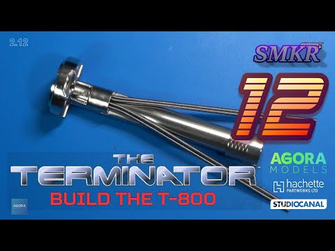 Agora Models Build the T-800 Terminator Pack 2 Stage 12 - Assembling the Right Forearm