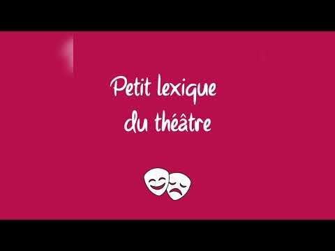 #petit lexique du théâtre