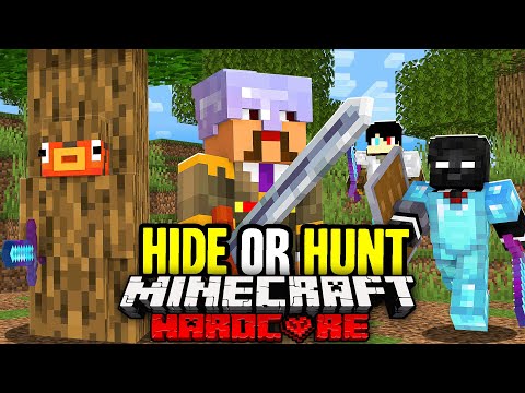 Insane Minecraft Hide & Hunt Tourney - 100 Player Madness!