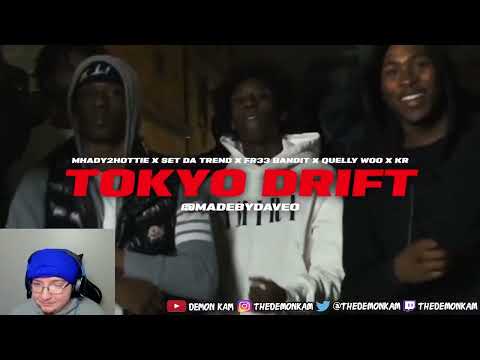 Demon Kam Reacts to Kyle Richh x Set Da Trend- Tokyo Drift (Ft. Mhady2Hottie & Quelly Woo & Bandit)
