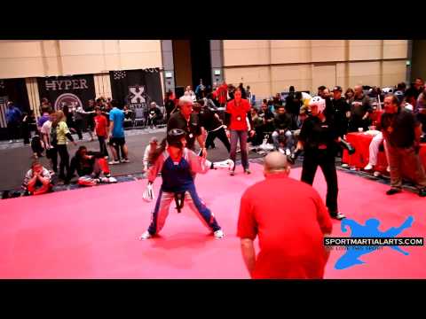 Verona Soliman vs Nicole Pelland - Women's Sparring - Amerikick Internationals 2014