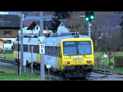 Montafonerbahn: Tschagguns: Bald vorbei: mbs-Züge auf der Strecke Bludenz - Schruns