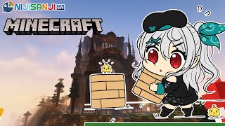 It's Pomu! - 【MINECRAFT】this build is driving me insane【NIJISANJI EN | Pomu Rainpuff】