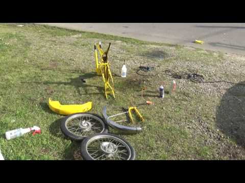 Motobecane Moped Restoration Ep. 10.  Parts Cleaning and Tank Sealer