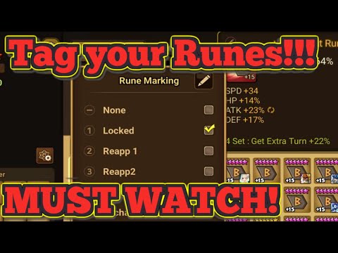 Tag Your Runes!!! INSANE update to Rune Management - Summoners War