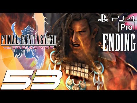 FINAL FANTASY XII Zodiac Age - Gameplay Walkthrough Part 53 - Final Boss & Ending (PS4 PRO)