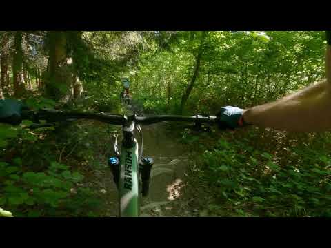 MTB VTT with Kid near Yvonand
