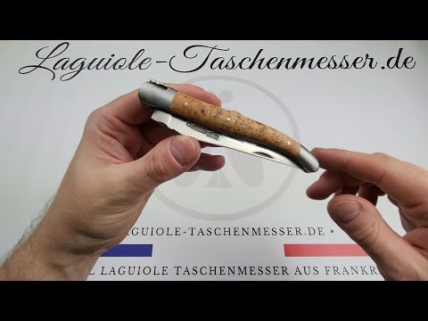 Laguiole en Aubrac Taschenmesser mit Griff aus Wacholder