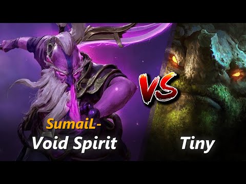 SumaiL- mid Void Spirit vs Tiny | First 10 minutes