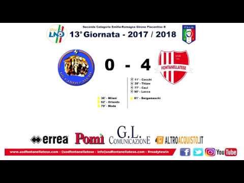 Cadeo vs Fontanellatese 0-4 - All goals - Seconda categoria 03/12/2017