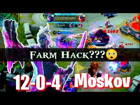 Solo rank!! Moskov perfect gameplay | Fast Farm | Mobile legends | youftme gaming