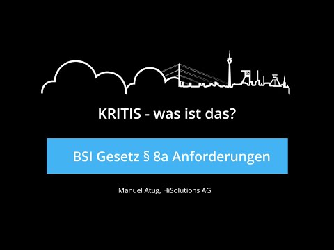 KRITIS - was ist das? | Azure Ruhrgebiet Meetup 05/22