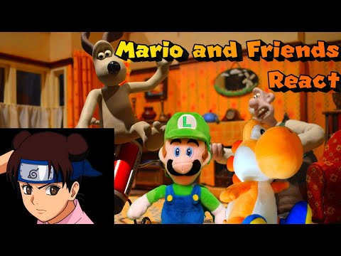 Mario and Friends React: Wallace and Gromit's Cracking Contraptions Shorts - The 525 Crackervac