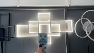 LED люстра до 25м² в білому кольорі з пультом керування SVEN 3S SMART WHITE (110W)