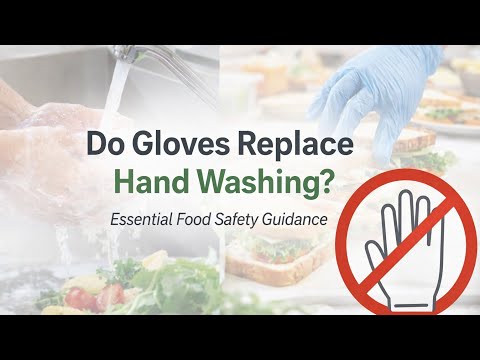 Gloves Don’t Replace Hand Washing | Food Safety Training for UK Food Businesses