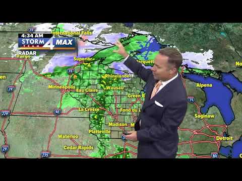 It's October 5th and it's snowing in parts of northern Wisconsin