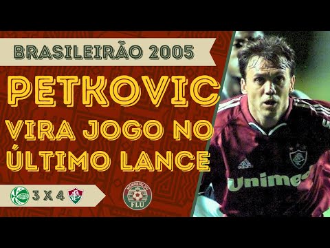 PETKOVIC (Fluminense) vs Juventude | TODOS OS LANCES do craque gringo | BRASILEIRÃO 2005