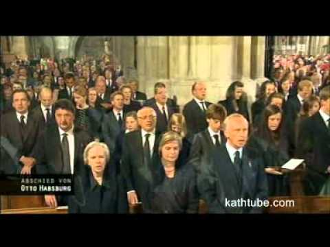 Kaiserhymne am Ende des Requiems für Otto von Habsburg im Wiener Stephansdom - 16. Juli 2011