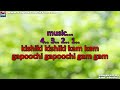 Gapoochi Gapoochi Gam Gam Trishul Video Karaoke Lyrics