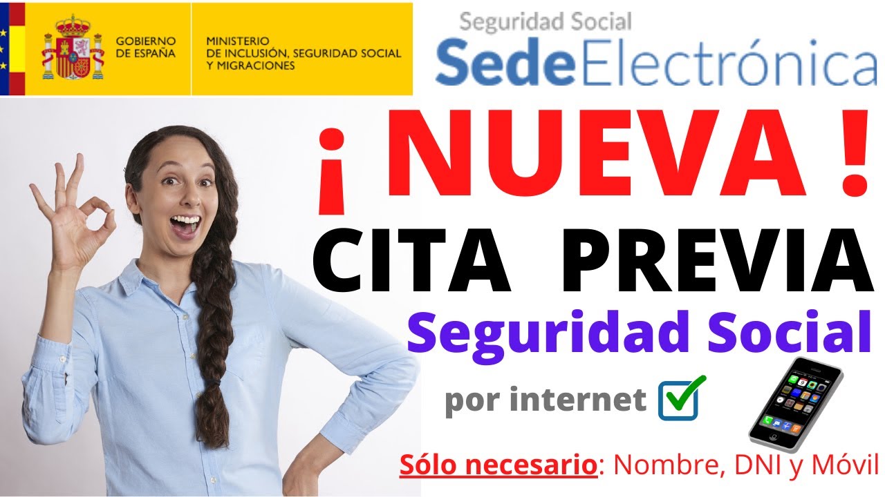 💻🖨🖱 **CITA Previa SEGURIDAD SOCIAL**⏱🗓💼