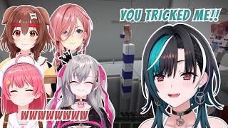 Chihaya Falls for Every Lie in Indian Block 【Chihaya | Riona | Miko | Lui |Hololive】