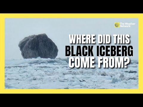Odd Black Iceberg Spotted off Labrador Coast