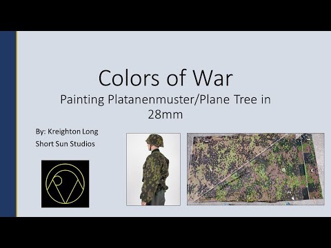 Colors of War: Painting Plane Tree Camouflage