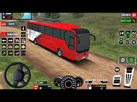 Indonesia Coach Bus Off-Road Driving 3D : Euro Coach Bus Simulator : Android Gameplay