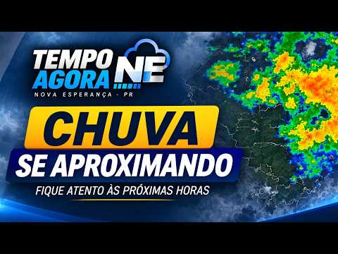 🔴 AO VIVO: CHUVA NA REGIÃO NOROESTE DO PARANÁ | NOVA ESPERANÇA - PR