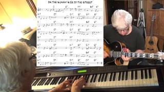 On The Sunny Side Of The Street  - guitar & piano jazz cover - Yvan Jacques