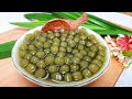 Cách làm trân châu lá dứa nhân dừa