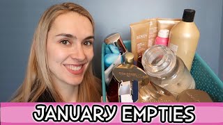 January Empties + Declutter 2024 || Products I Used Up + Regret Buying