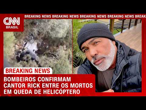 Cantor Rick é um dos mortos na queda de helicóptero em SC | BASTIDORES CNN