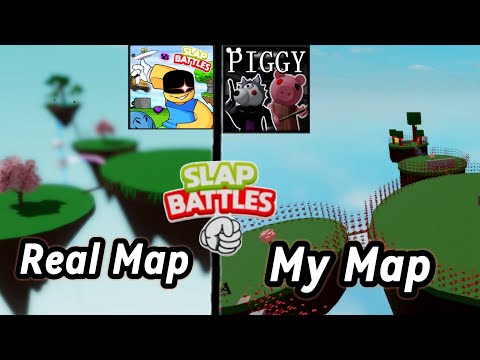 i MADE the SLAP BATTLES MAP in PIGGY?! | Roblox Slap Battles