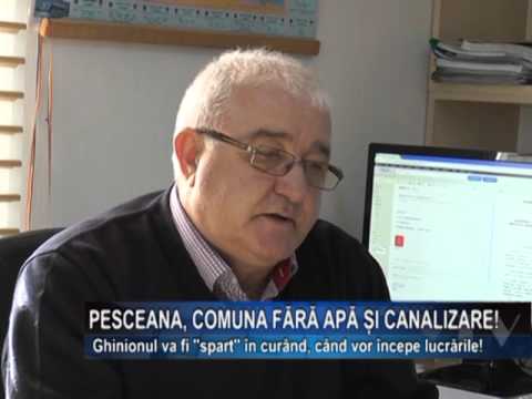 Pesceana, comuna fara apa si canalizare!