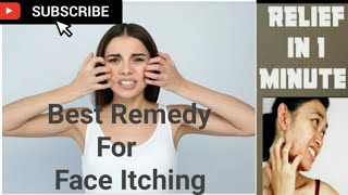 Face Itching burning 1 minute relief|| चेहरे पर खुजली face Itching.|| #youtube #khujlikailaj