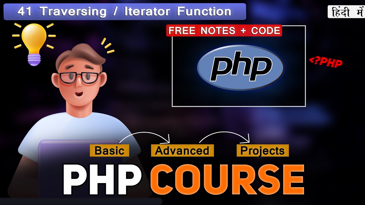 PHP Array Traversing / Iterator Function Tutorial: PHP Tutorial for MSBTE Diploma Students - #41
