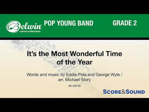 It's the Most Wonderful Time of the Year, arr. Michael Story – Score & Sound
