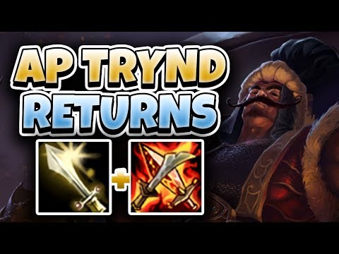 AP TRYNDAMERE RETURNS!? IS THIS THE BEST BUILD!?- League of Legends Full Gameplay