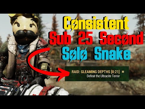 Fallout 76 Sub 25 Second SOLO Snake! | Season 23