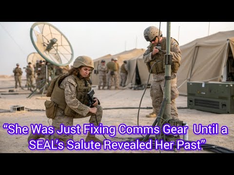 “She Was Just Fixing Comms Gear — Until a SEAL’s Salute Revealed Her Past”