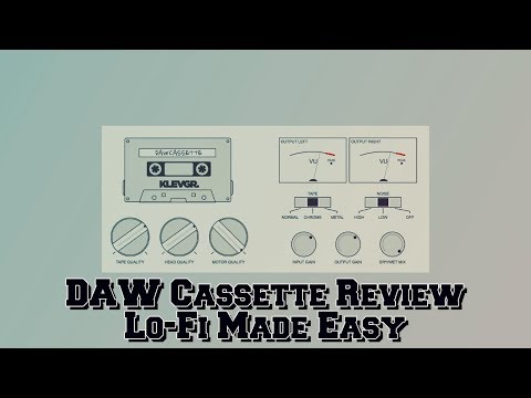 DAW Cassette Plugin Review - Lo-fi Sound Made Easy