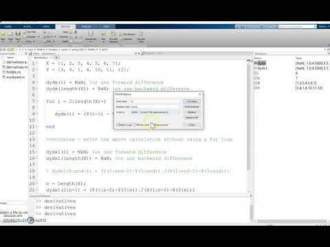 ENGIN 77 using find and replace