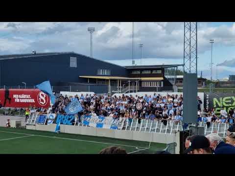 Gefle IF fans på Jernvallen i derby mot Sandvikens 03.08.2024