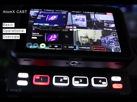 Atomos AtomX CAST - Basic Operational Overview and first impression.