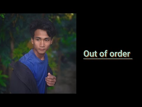 Spoken English 🥰 Use of out of order in bodo || Khwnindra Daimary ☺️