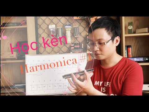 [Học Kèn Harmonica Tremolo]Bài 2: Thực hành thổi note trên ...