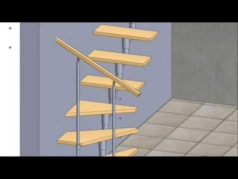 comment monter un escalier helicoidal