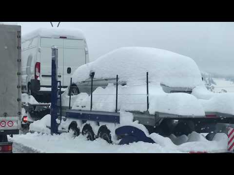 Winter Storm Disaster on A22 Higway - Brenner - Feb 1, 2019